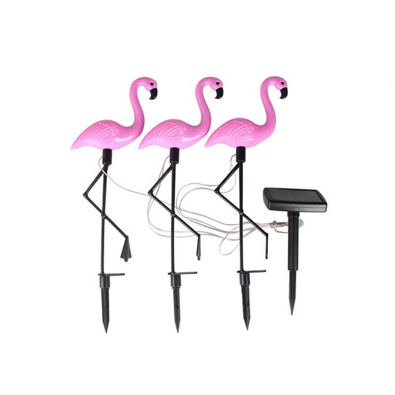 Cross-Border Solar Flamingo Light: Outdoor Garden Villa Lawn Decoration