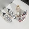 Augustine silver dad shoes women 2025 new summer mesh sports running shoes muffin platform casual shoes