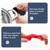2pcs Silicone Pot Handle Cover Anti-Scald Non-Slip Pot Handle Grip Cover Pot Handle Grip Sleeve Frying Cast Iron Skillet Pan