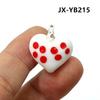 2 Stück Mini Glas Herz Form Anhänger Winzig Süß Liebe Anhänger Für DIY Bastelbedarf Hochzeitsdeko Valentinstagsgeschenke für Freunde