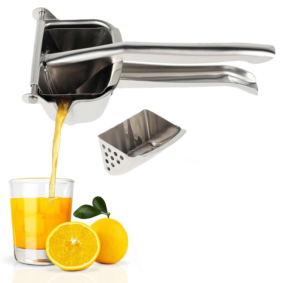 

НОВАЯ соковыжималка для лимона из нержавеющей стали 304, ручной пресс для цитрусовых, мощная ручная соковыжималка, соковыжималка для лайма, соковыжималка для апельсина