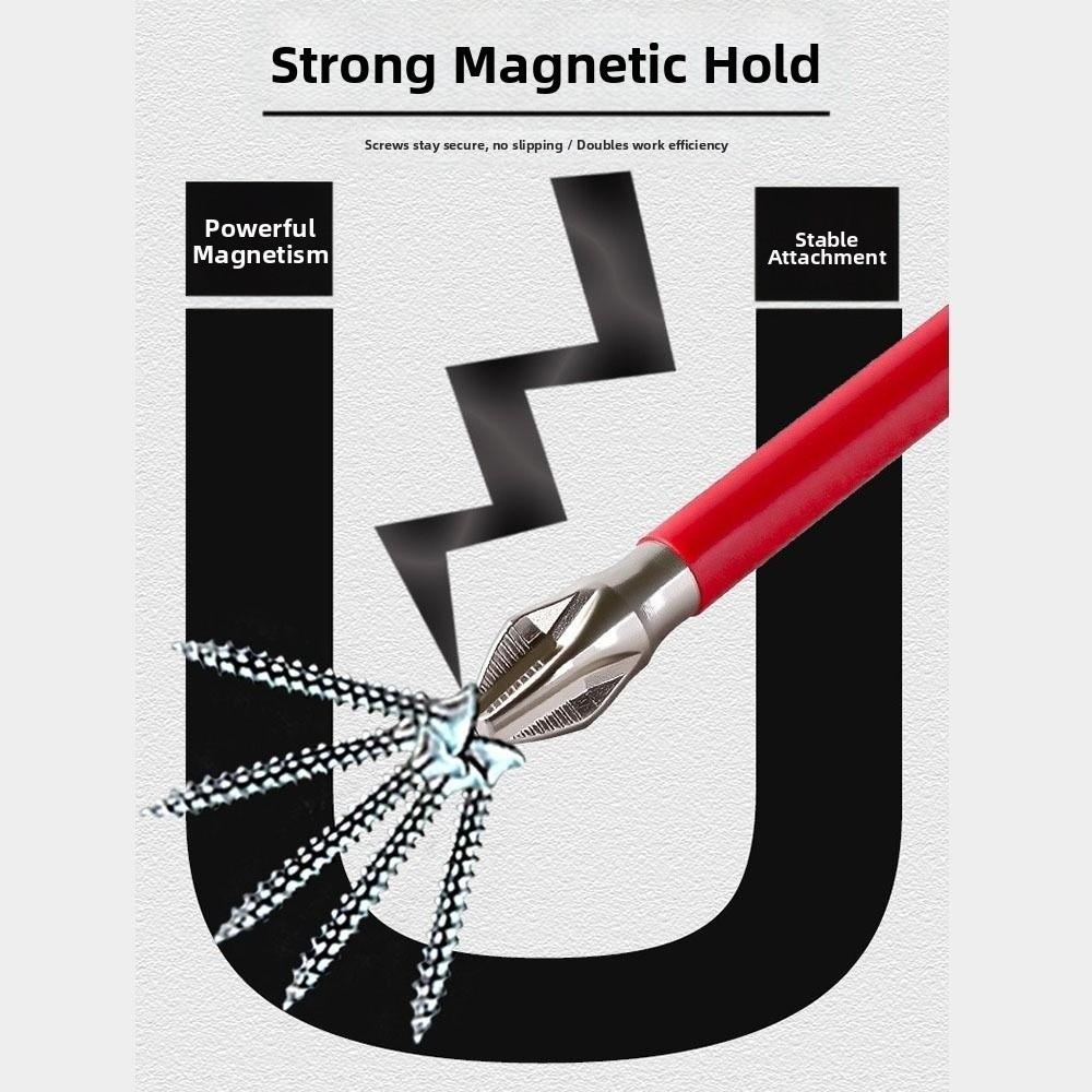 Magnetic Spring Screwdriver Bit With Spring Impact Batch Head  For Household Technician Work