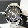 Used CITIZEN Citizen Collection Eco Drive H500-S061091 Solar Silver Black Dial Men's Watch