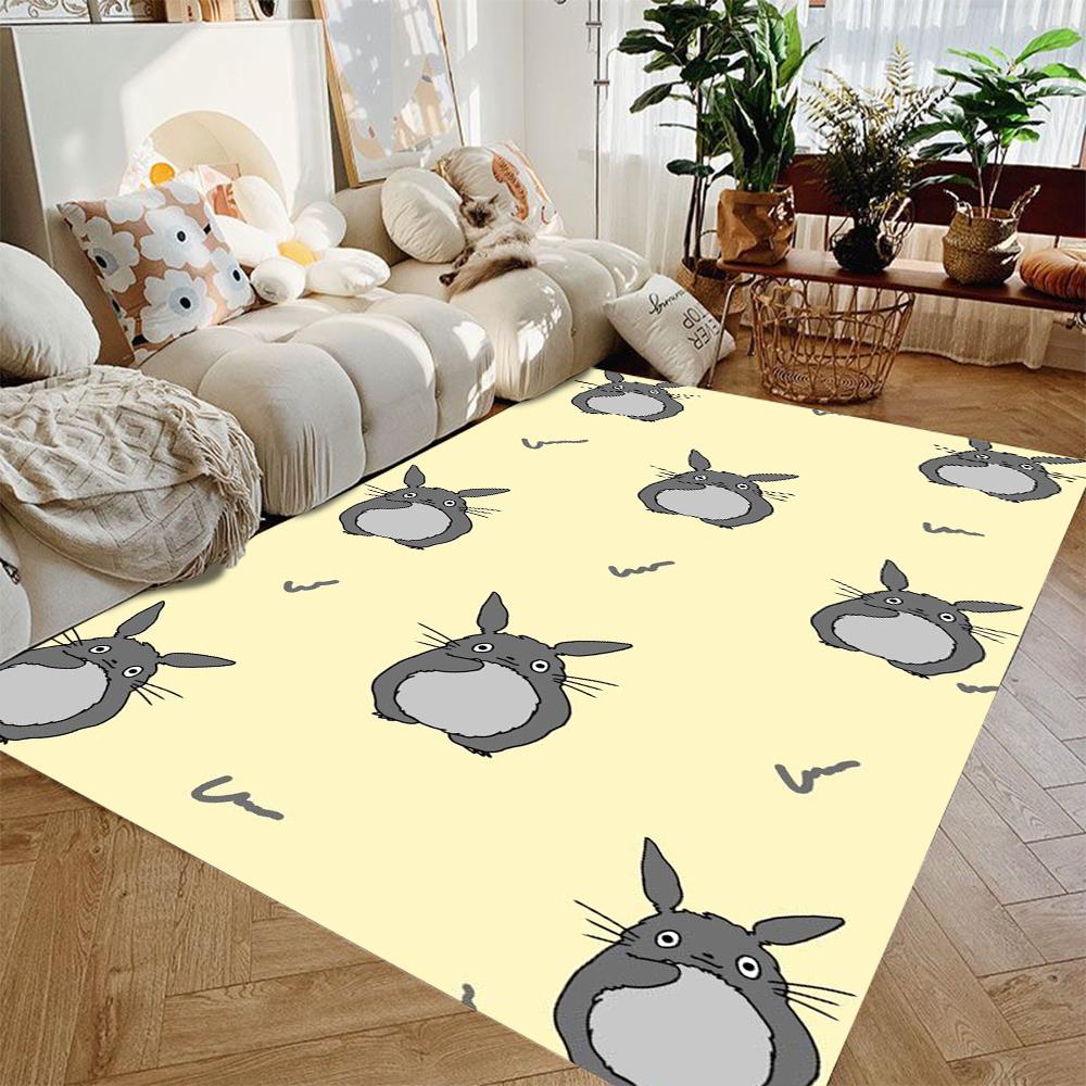  Anime T-TotoroS No Face Man Kitchen Mat Washable Non-Slip Living Room Sofa Chairs Area Mat Kitchen Toilet Rug Gift