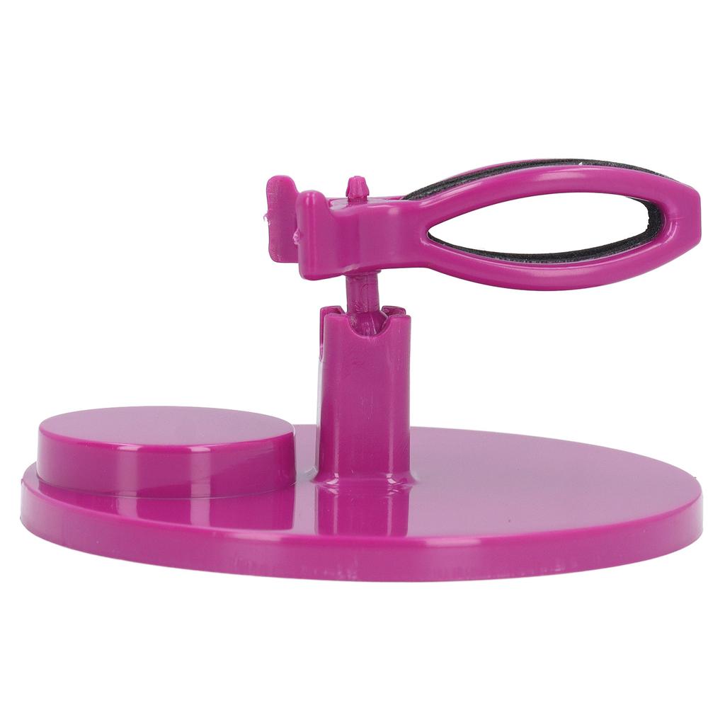 Nail Polish Holder Anti Spill Nail Polish Bottle Holder Handsfree Gel Nail Accessory Holder Nail Art Tool Clamp Purple