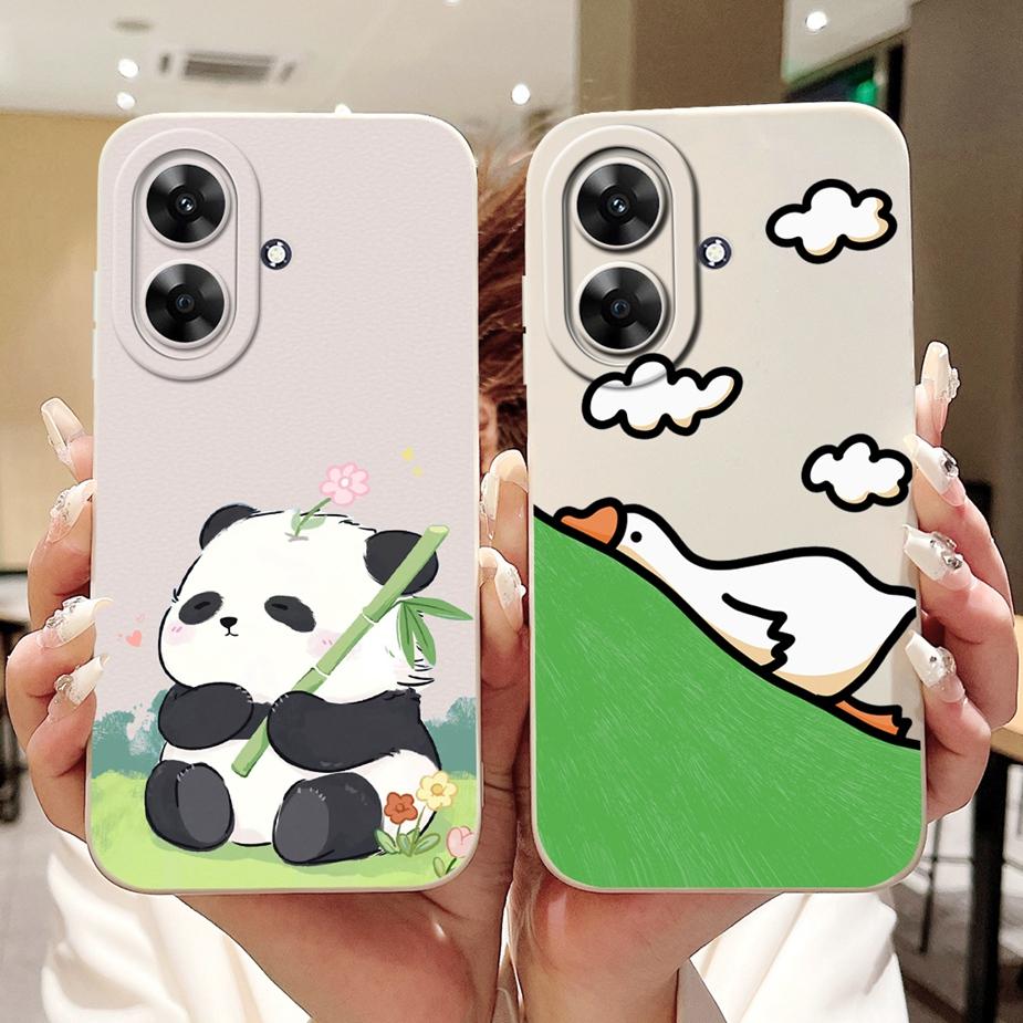For Realme Note 60 Case Narzo N61 Cute Funny Cartoon Cover Soft Silicone Phone Case For Realme Note 50 Note50 Note60 Shell Coque