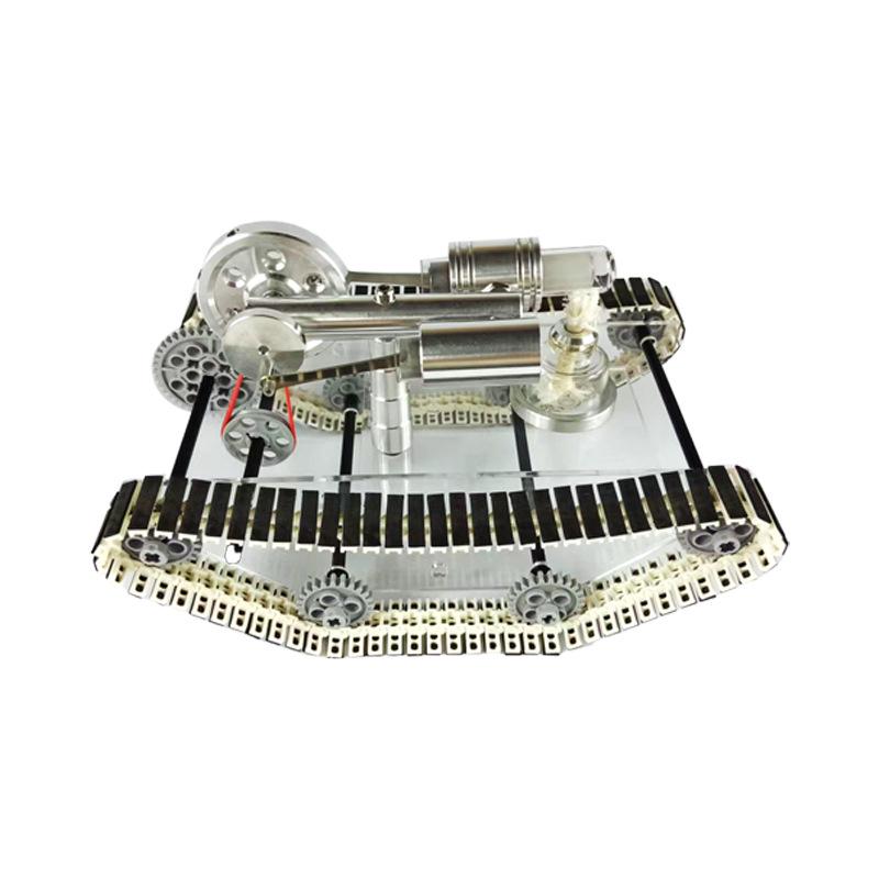 

Модель танка на двигателе Стирлинга: Образовательная игрушка с горячим воздухом для экспериментов