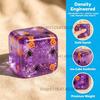 Schylling NeeDoh Araignée Citrouille Cube Orange Halloween Jouet Squishy Doux Extensible Sensoriel Fidget ADHD Jouet Anti-Anxiété