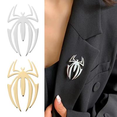 Spilla Spilla Ragno Individuale Vuoto Fuori Tinta Unita Lucidata Vestiti Camicia Spilla Anti-Esposizione Signora