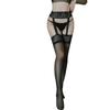 Sexy lingerie women's sexy suspender stockings lace stockings open seduction 704