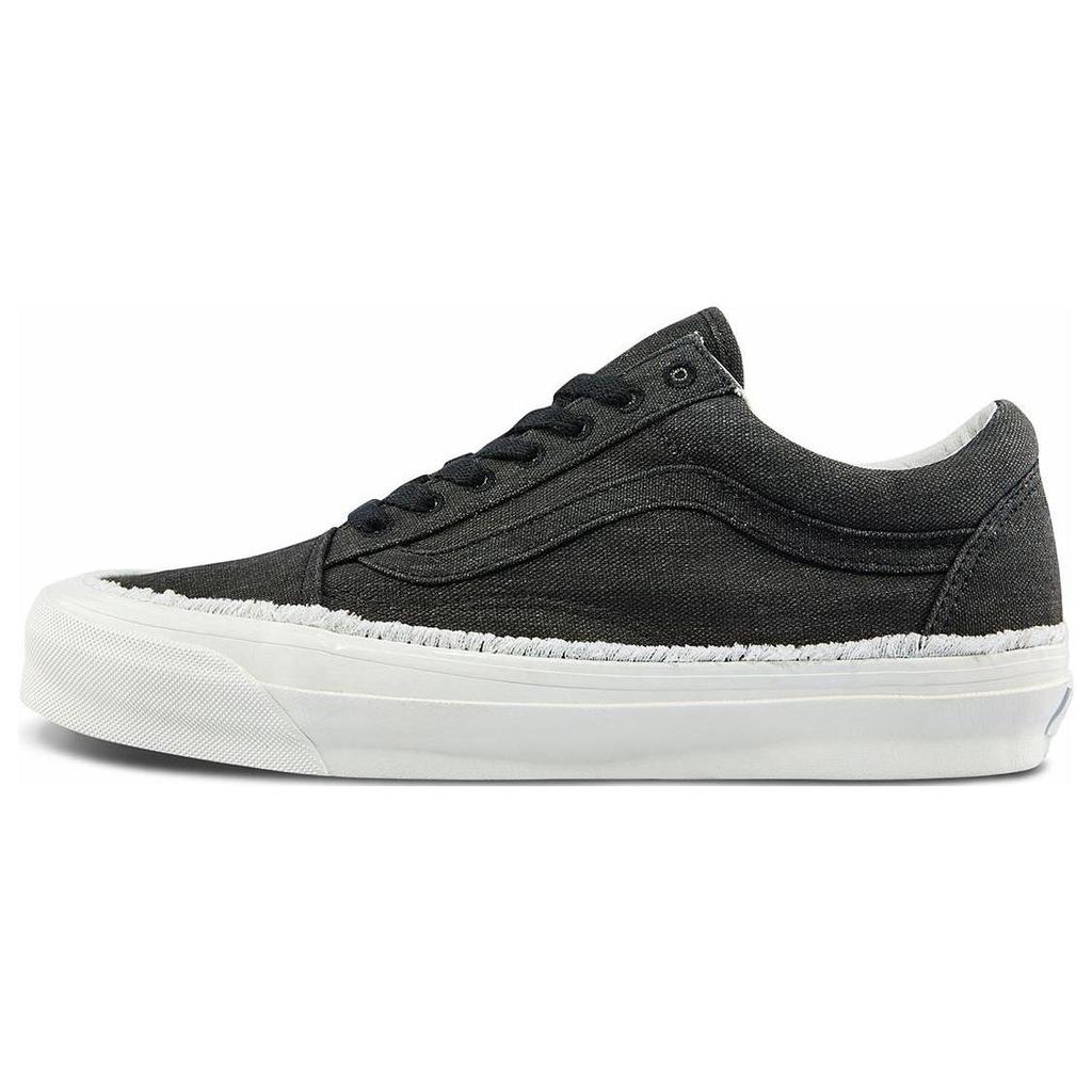 Vans OG Old Skool LX Raw Edge - Black Unisex Sneakers True-White VN0A5FBEBLK