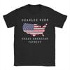 Oversized T Shirt Summer Charlie Kirk Novelty T-Shirts  Cotton Tshirt for Men's Y2K Classic Pattern Short Sleeve Clothes