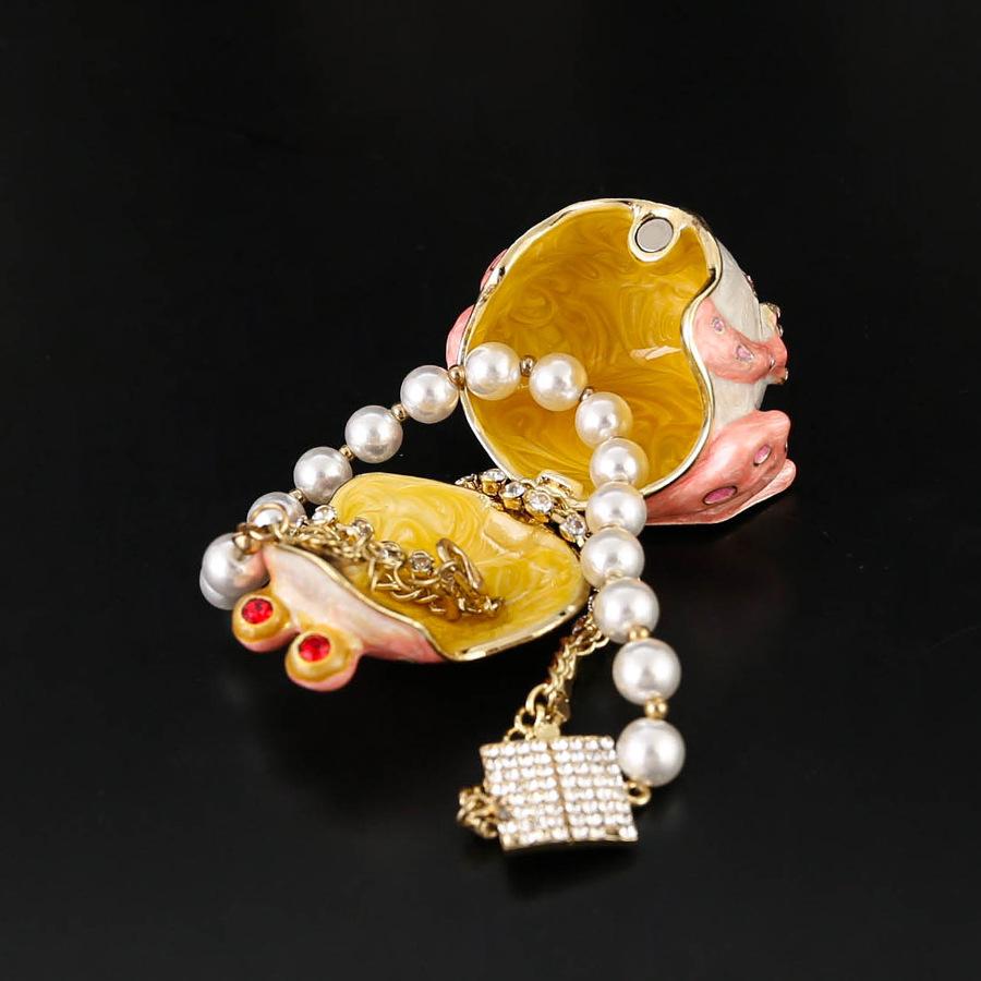 Delicate diamond-encrusted frog jewelry box, trinkets, storage, household ornaments, living room porch ring, stud earrings, flip cover storage