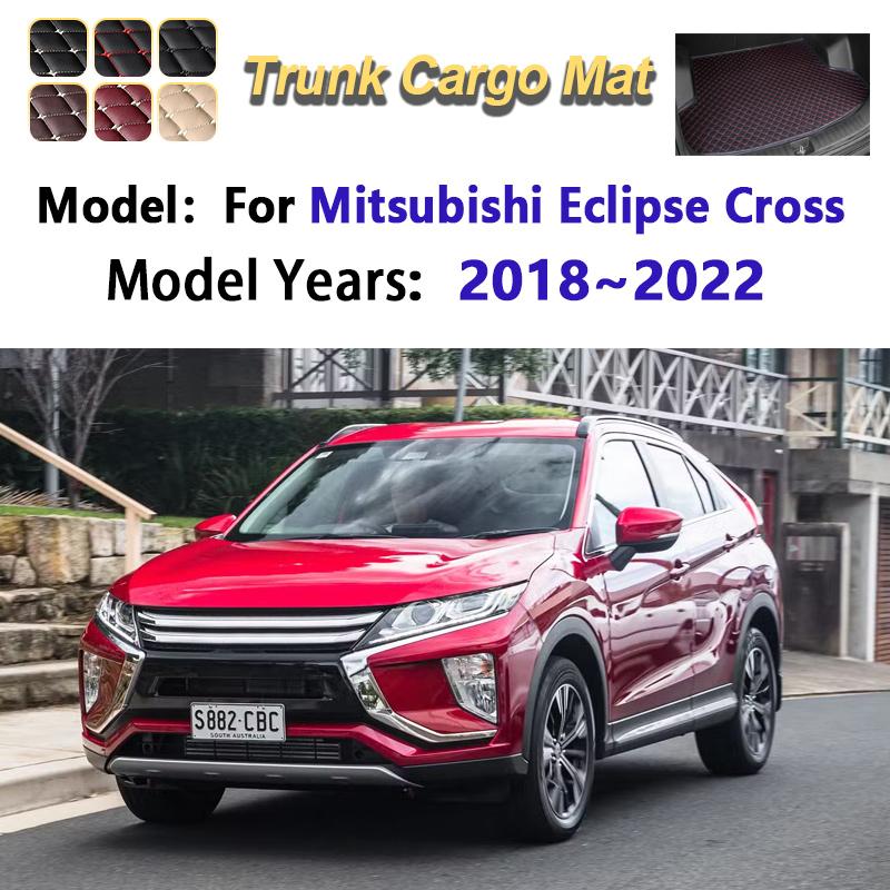 Car Trunk Mat For Mitsubishi Eclipse Cross 2018~2022 2019 2020 Anti-dirty Cargo Boot Storage Pad Auto Cushion Carpet Accessories