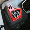 Inner Dashboard Side Air Vent Outlet Trim Cover Frame for Jeep Compass 2017+ Red