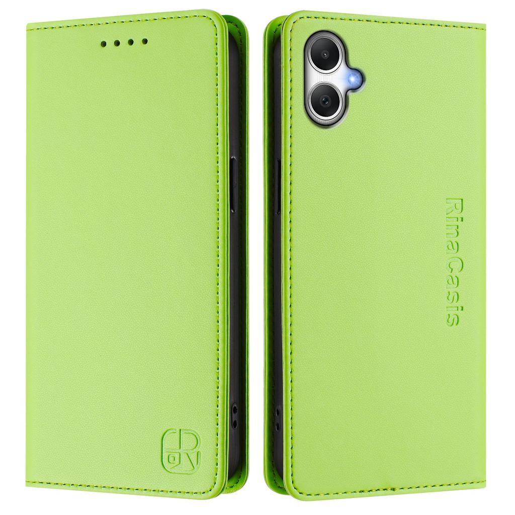 For Samsung Galaxy A05 4G Leather Case RINACASIS RC01 Phone Cover with RFID Blocking Wallet Stand