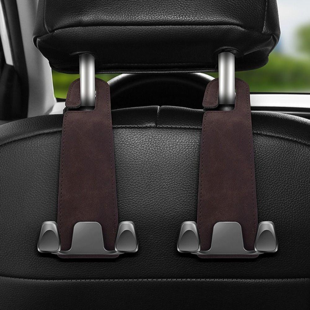 2 Pcs Storage Car Seat Headrest Hook Organizer Storage Hanger Sturdy Metal Hook  Car
