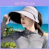 Summer Sun Protection Hat With Large Brim And Breathable Polyester For Outdoor Activities