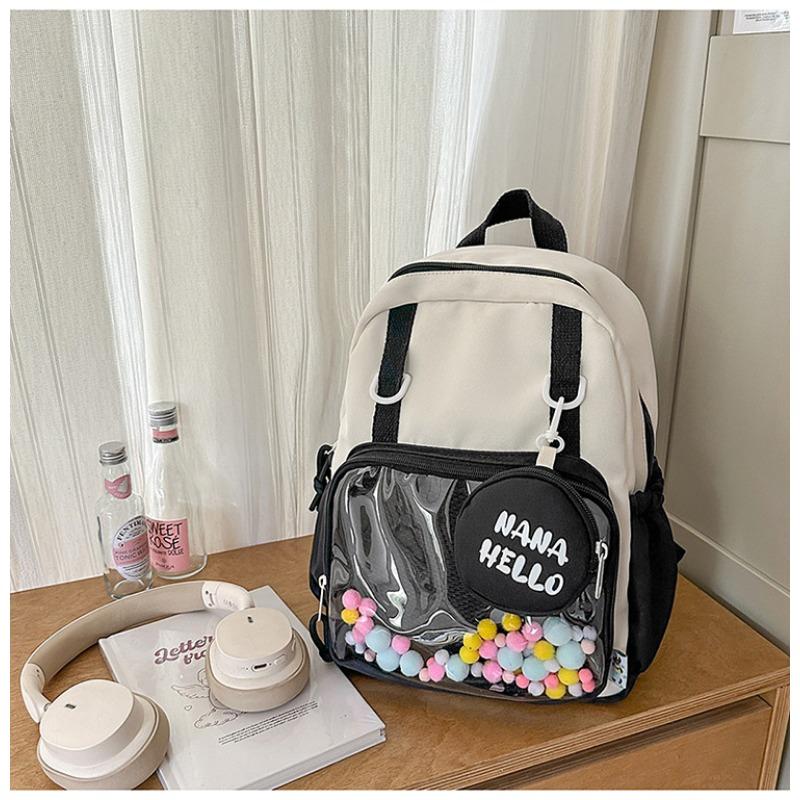 

High-value college style is fresh, sweet and cute, junior high school students light backpack
