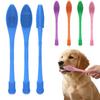 Silicone Soft Bristle Pet Toothbrush Dual-head Design Pet Teeth Cleaning Supplies  Pet Oral Hygiene