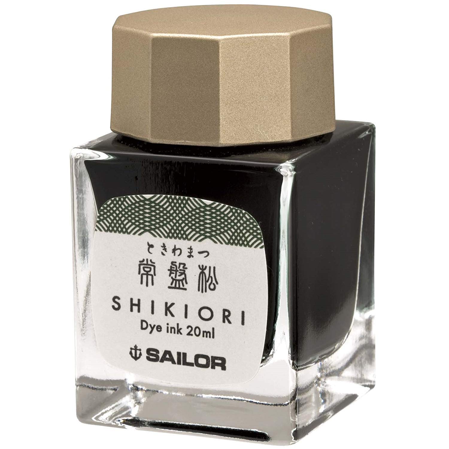 

Sailor Fountain Pen Bottled Ink, Shikiori Izayoi no Yume Tokiwa Pine, 13-1008-202