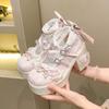 New High-Top Lolita Fabric Shoes Jk Style Campus Princess Wasteland Aesthetic For Autumn School Season Women Shoes