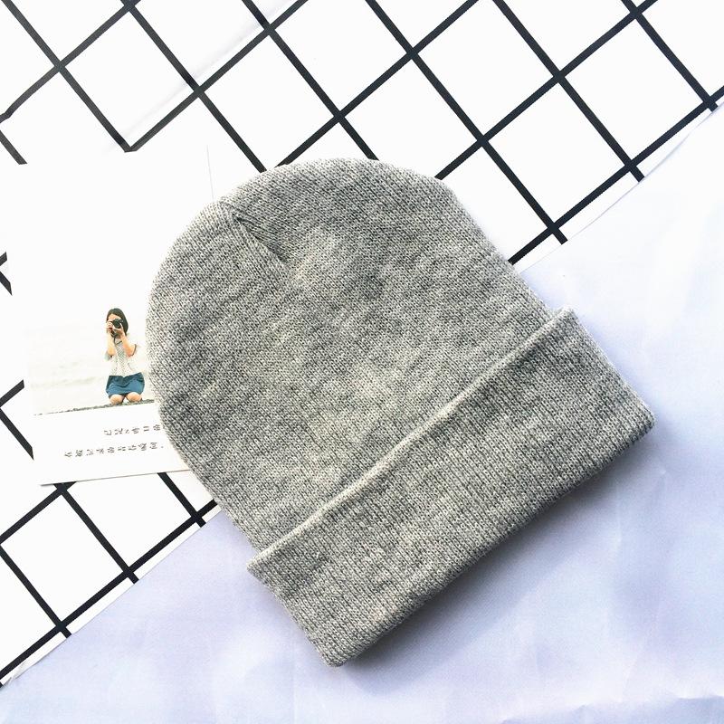 Custom Embroidery Logo Design Blank Plain Unisex Cheap Kids Children Baby Infant Beanies