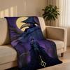 Game B-Bloodbornes Throw Short Plush Throw Blanket Soft Skin-Friendly Multi-Scene Home Office