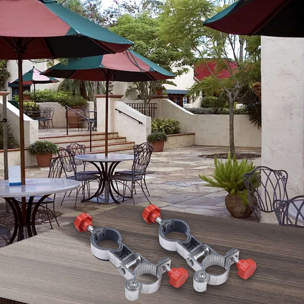 Umbrella Stand Aluminum Alloy Clip On Mount Adjustable