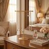 Metal Frame T-Shaped Stand Round Base Necklace Holder Jewelry Storage Rack  Home Decoration