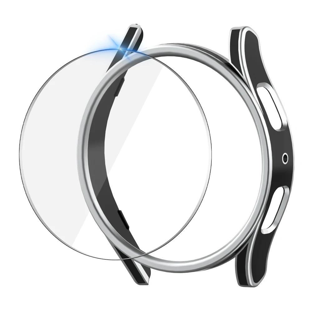 Cover for Samsung Galaxy Watch 5 Pro 45mm PC Protective Bumper Screen Protector for Galaxy Watch 4/5 40mm 44mm Protector Case