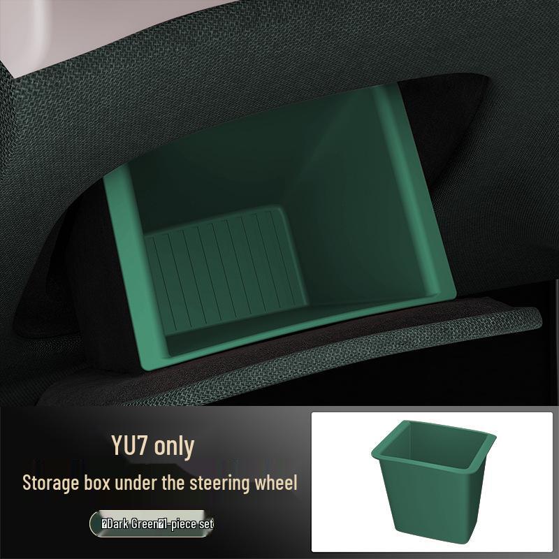 Steering Wheel Storage Box for 25 YU7 Models: Under-Seat Document Holder and Car Interior Accessory