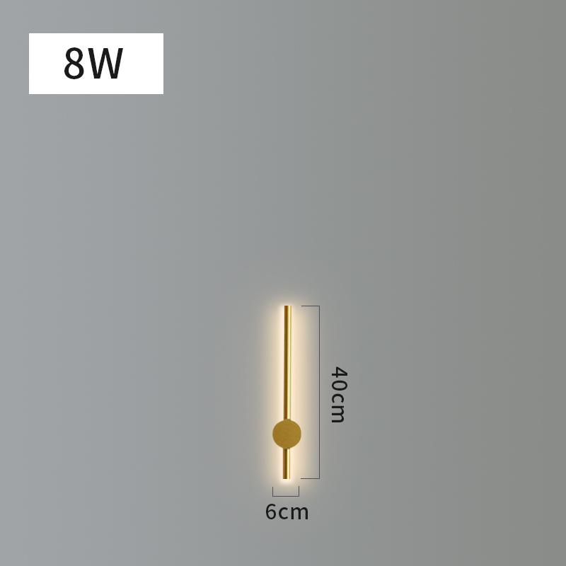 

Светодиодный настенный светильник AC85-265V, современный длинный настенный светильник для дома, спальни, лестницы, гостиной, дивана, фоновое освещение, декоративная лампа Cool White(5500-7000K)