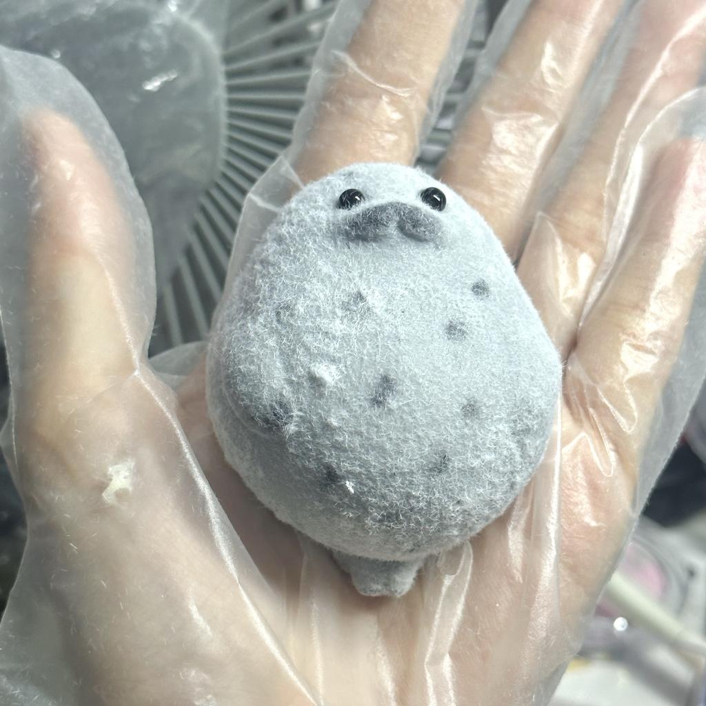 Funny Kawaii Mochi Taba Squishynew Chubby Seal Handmade Silicone Plush White Seal Cute Girl Birthday Kids Gift Fidget Fluffy Toy