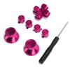 Metal Button Thumbstick Simulates Grip for PS4 Gamepad Controller Joystick ReplacementRose Red
