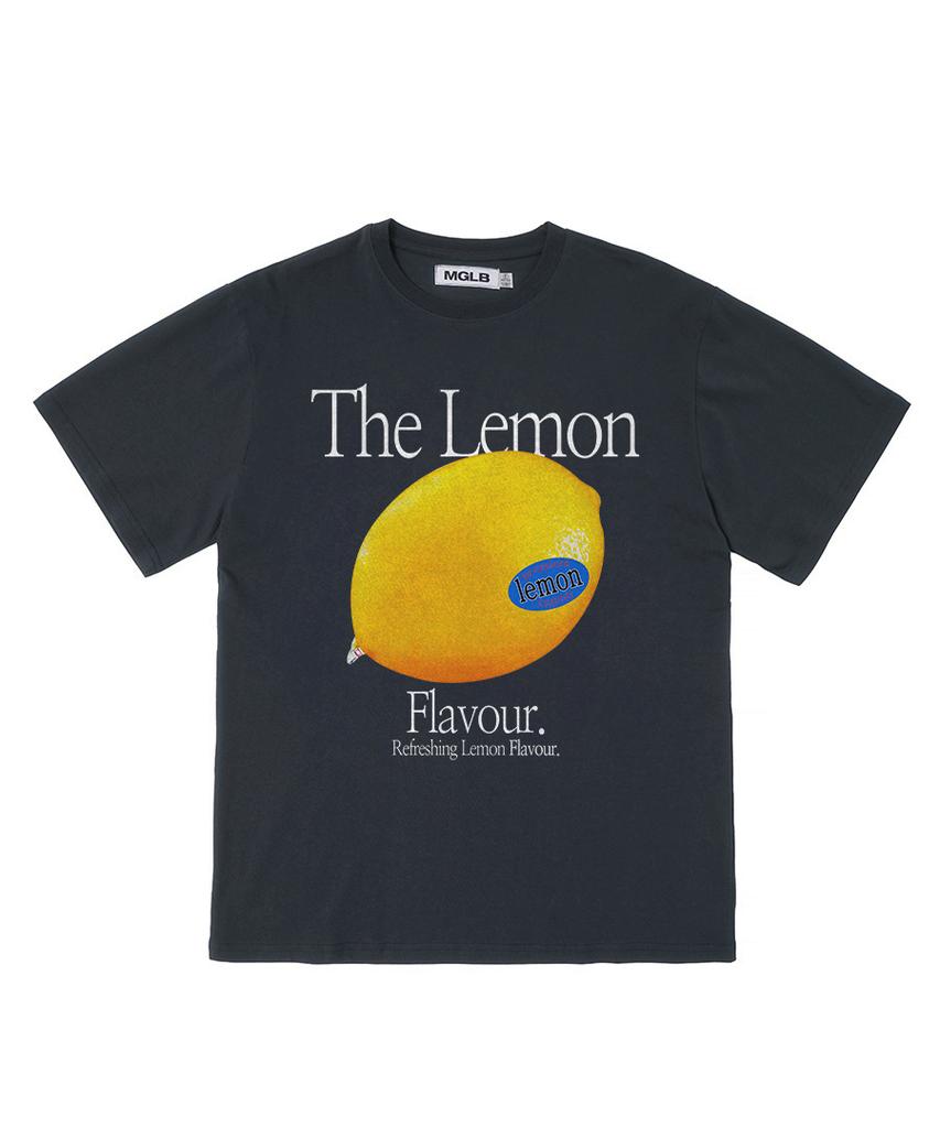 MATCHGLOBE Color Lemon Oversized Tee (Navy)