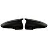 For VW JETTA MK6 Volkswagen Passat B7 Scirocco Beetle CC Eos Black Horn Carbon Add on Rear View Mirror Cap Cover High Quality