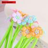 Gift Line Flower Shaker Gel Pen Black Signature Cartoon Creative Student Water Kawai Stationery Wholesale Office School Supplies