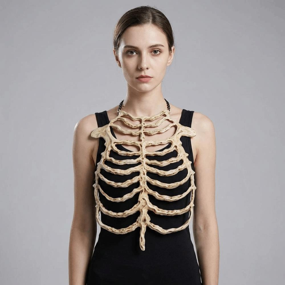 Chain Hollow Skeleton Hollow Bone Costume Prop Comfortable Skeleton Frame  Holiday Dress