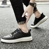 Men Genuine Leather Casual Shoes Flat Skate Shoes New Men Comfortable Fashion Casual Shoes Comfortable Men Shoe