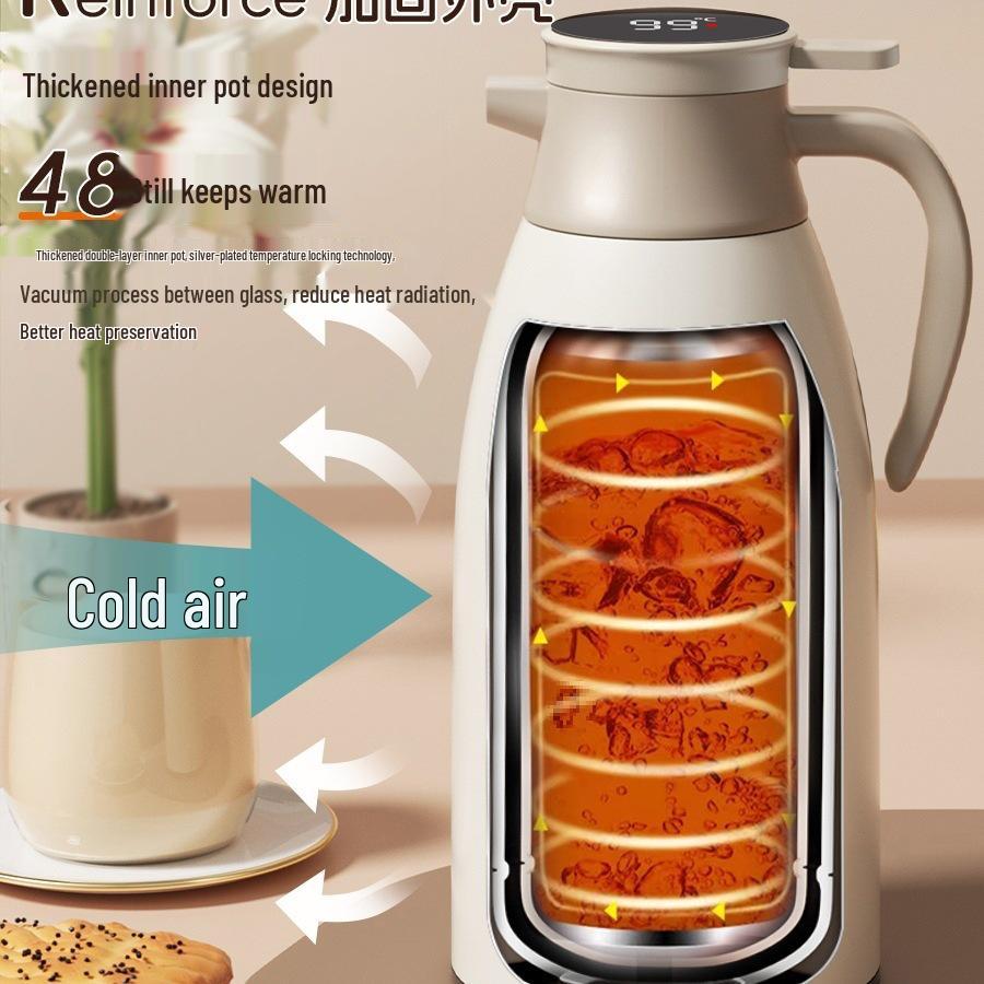 2025 Model 72-Hour Long-Lasting Large Capacity Thermos Water Kettle for Home or Dorm Use