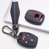 Key Fob Cover for Honda Accord Civic CR V CR Z with Keychain Anti-Scratch Surface Shockproof Structure Soft Grip Texture Easy Install