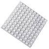 100pcs/sheet Self-adhesive Door Stop Rubber Buffer Pad,Silicone Bumper Beads for Furniture,Mini Anti-Slip Noise-Reducing Pads