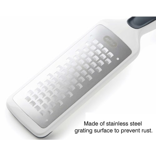 Zyliss Smoothglide Coarse Grater, Red, 8 x 9.5 x 36 cm