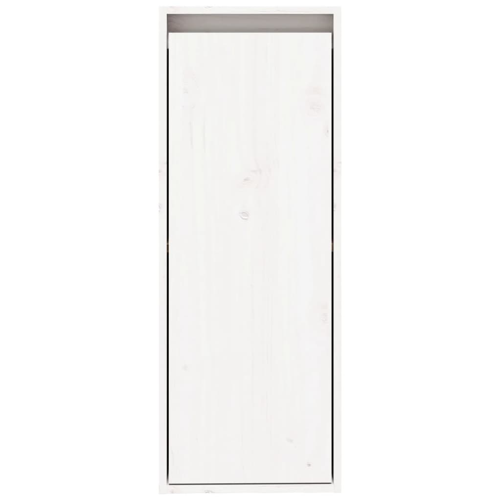 Wall Cabinets 2 Pcs White 30 X 30 X 80 Cm Solid Pine Wood