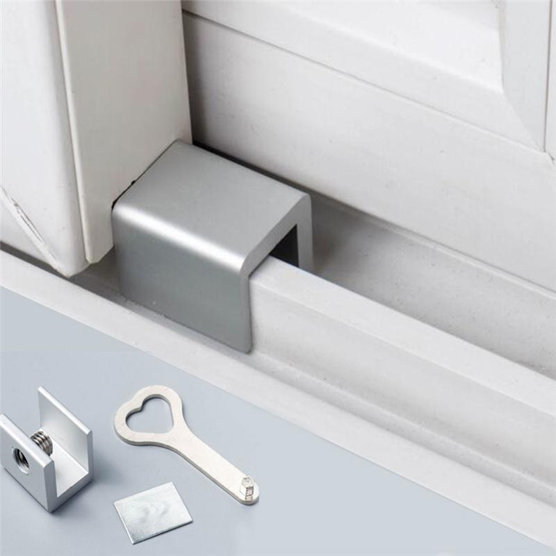 Xiaomi 1/10 Child Protection Baby Safety Adjustable Sliding Window Locks Stop Aluminum Alloy Security Lock With Keys Safety Window Lock