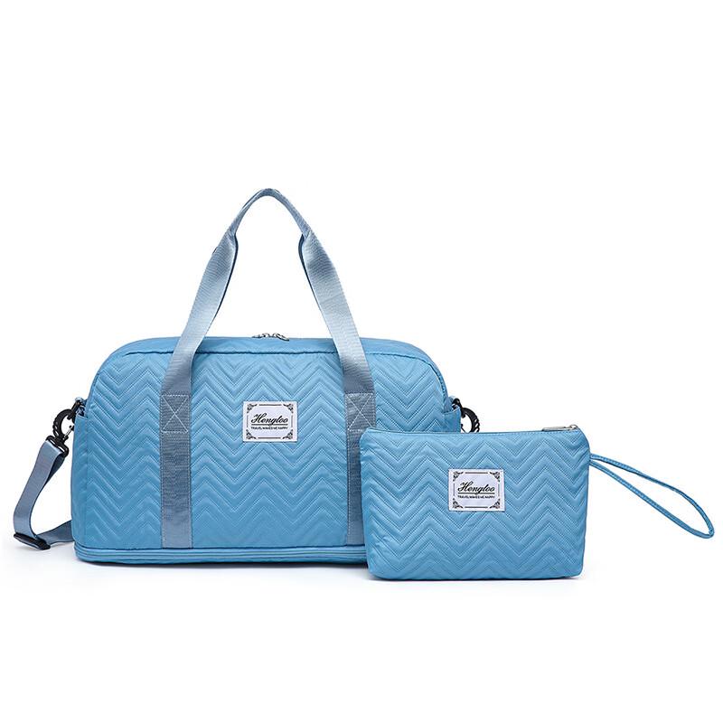 

ZY Large Capacity Expandable Travel Duffle Bag with Wet-Dry Separation