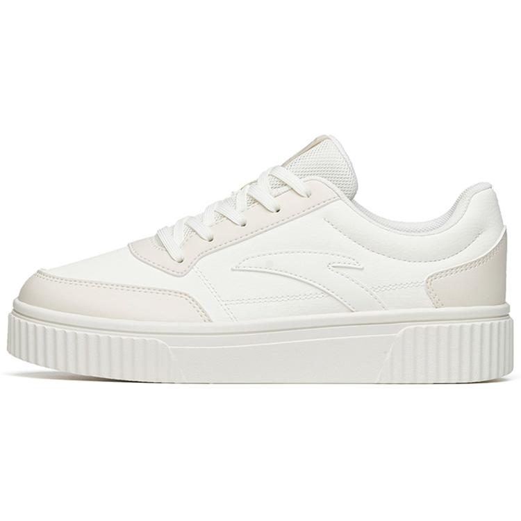 

New ANTA Women s Thick Soled Skate Low White Light Pink 922228005-3 40