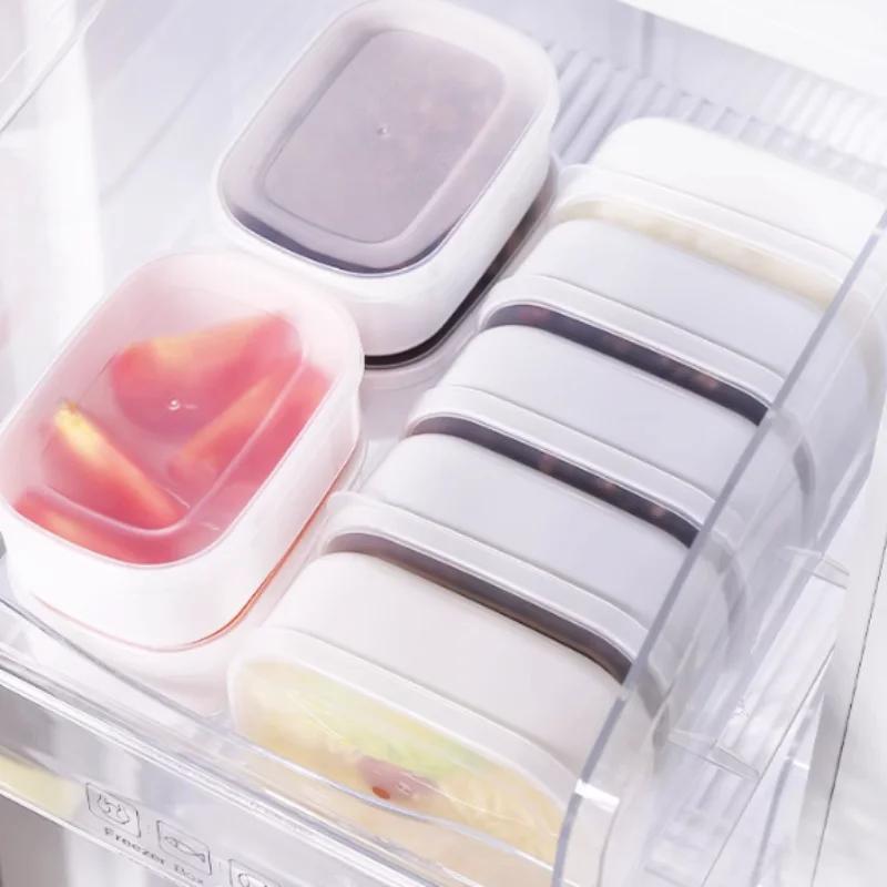 2pcs Multi-grain Rice Frozen Box Brown Rice Fat Reduction Meal Quantitative Bento Box Small Lunch Box