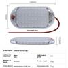 12V-80V LED-Lichtleiste für Auto-Innenraum Weißes Lichtrohr für Van LKW LKW Wohnmobil Wohnwagen Boot Innenraum Auto Deckenleuchten